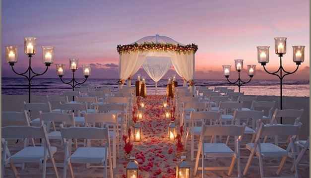 ceremonia con luces