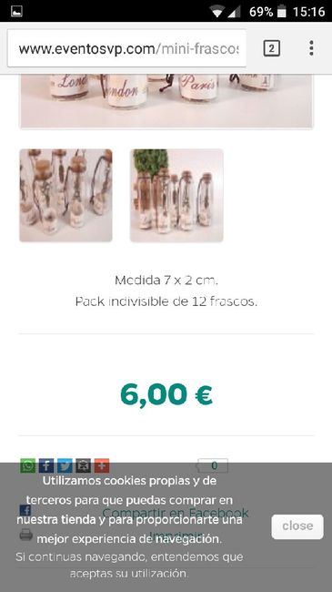 Dónde comprar recipientes de 1 litro para la arena?? - 1