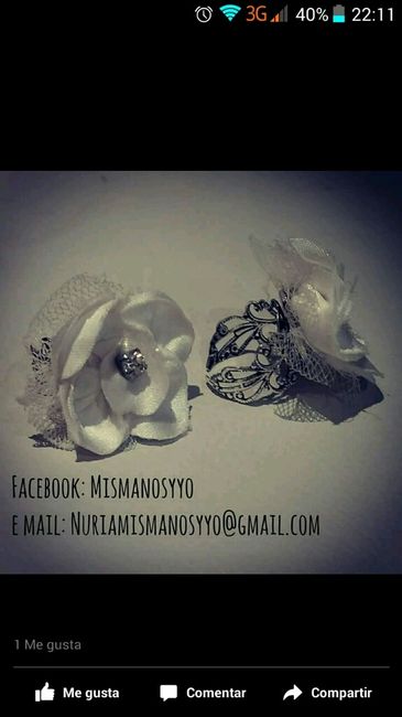Detalle anillos tela vestido novia - 1