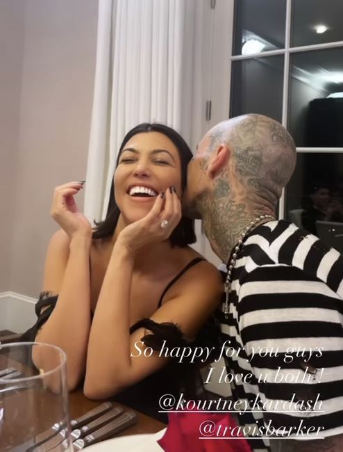 ¡Kourtney Kardashian y Travis Barker se han comprometido! 😍 2