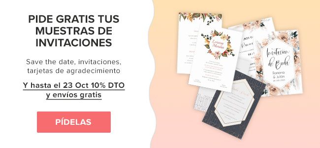 ¡PROMO! 10% de descuento en toda nuestra papelería nupcial y envíos gratis 🙌 1
