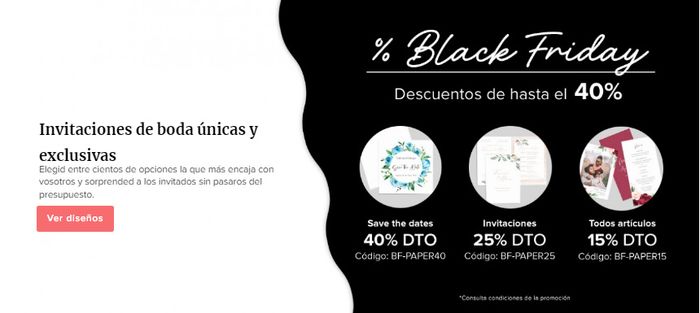 [Black Friday] 🤑 ¡Descuentazos en toda la papelería de boda! 1