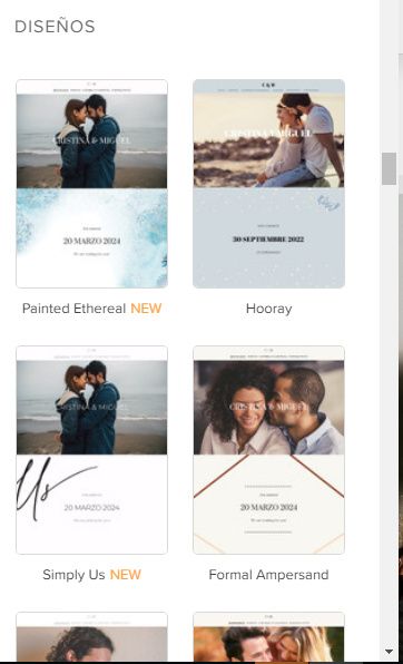 ¡Nuevos diseños gratuitos para tu web de boda! Descúbrelos aquí 👇 3
