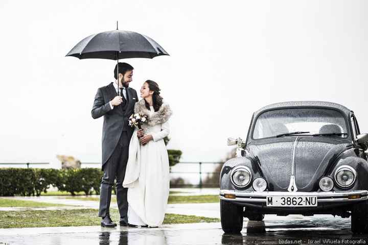 Boda con lluvia