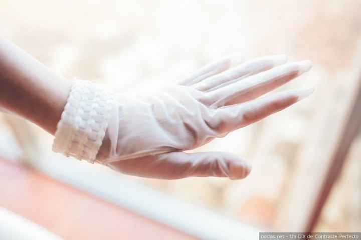 Guantes novia