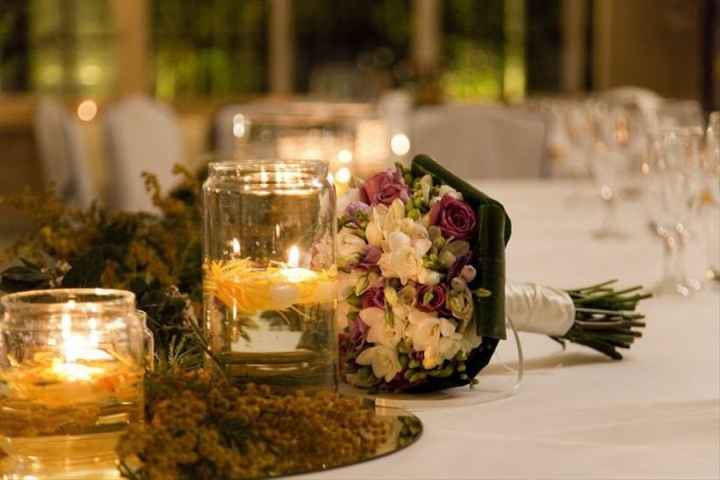 Velas para decorar las mesas del banquete: ¿Sí o no? 😊 - 2