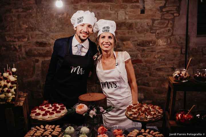 Prometo probar todos los platos de mi boda, ¿V o F? - 1