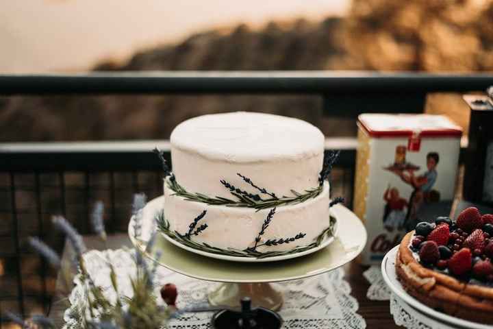 La tarta: ¿blanca o de color? - 1