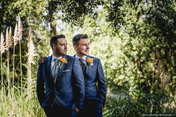 Una pareja de novios... ¡vestidos iguales! 😍 ¿Te mola? - 1