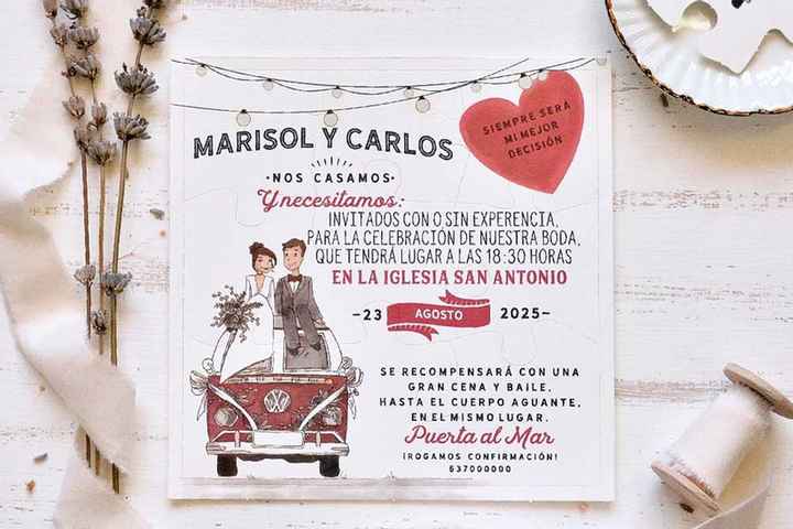 Una invitación con un texto muy original 😂👇 - 1