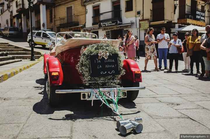 Este cartel en el coche de boda... ¿Mola? - 1