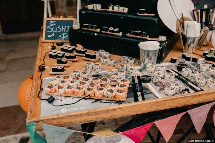 El sushi: ¿Pega o no pega en una boda? - 1