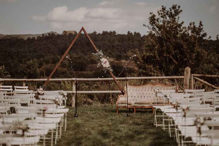 Decorar la ceremonia con formas geométricas: ¿Te convence? - 1