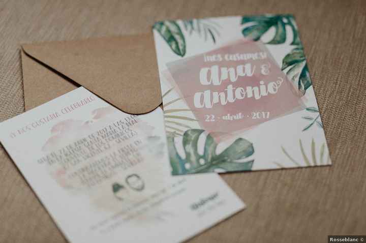 Mis invitaciones serán _________ - 1