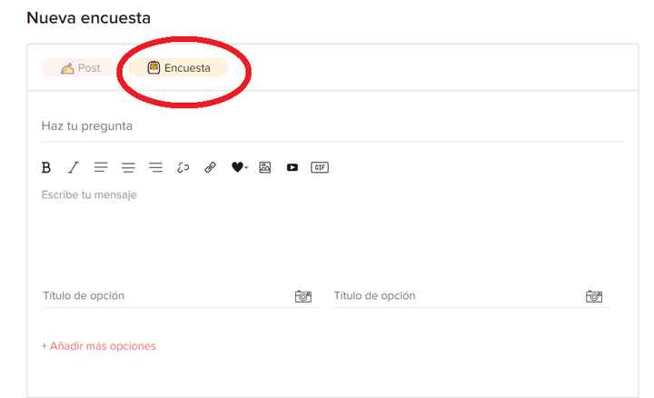 Notición para toda la comunidad: ¡Ya podéis crear encuestas! 😍🙌 - 1