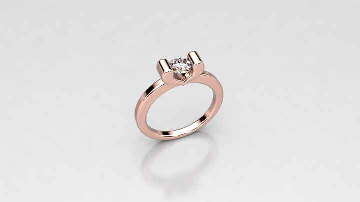 Anillos de compromiso de color rosa: ¿Te enamoran? - 2