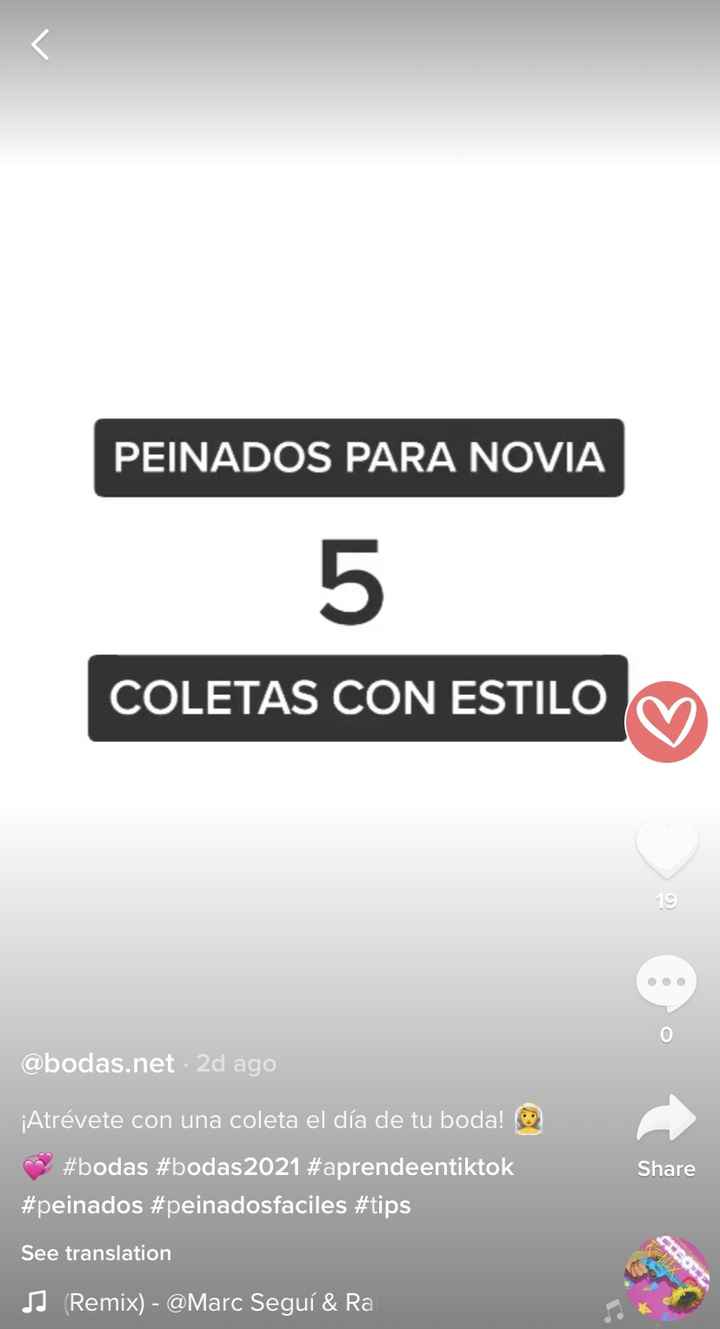 Vídeo: ¡5 coletas de novia con mucho estilo! 😍 - 1