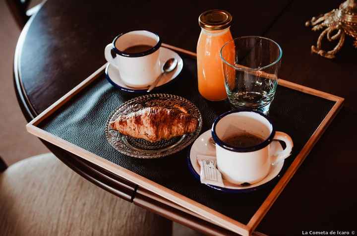 ¿Desayunarás sol@ o acompañad@ el día de la boda? - 1