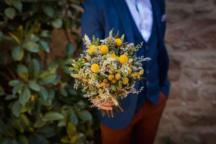 Ramo de novia 100% amarillo 💛 - 1