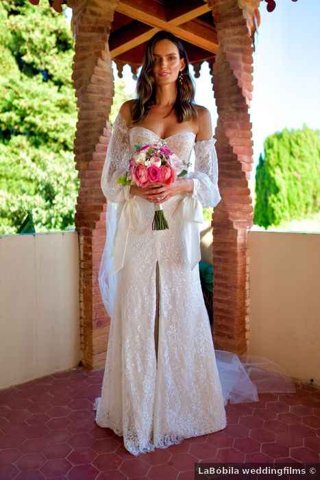 ¡Te mostramos el vestido palabra de honor de Alicja, una novia de Bodas.net! - 1