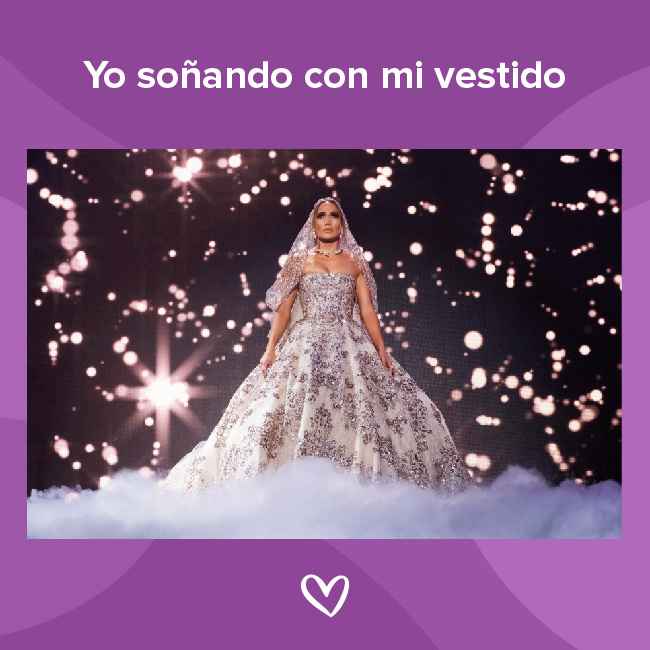 Esta eres tú imaginándote con tu vestido de novia... 🙊 - 1