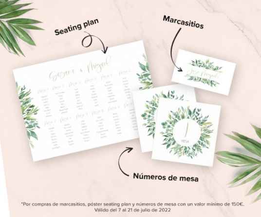 ¡20% de descuento en seating plans, marcasitios y números de mesa! 🤑👇 - 1