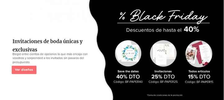 [Black Friday] 🤑 ¡Descuentazos en toda la papelería de boda! - 1