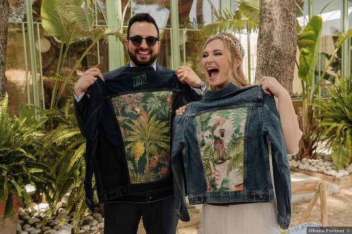 Chaquetas personalizadas (y pintadas a mano) para los novi@s ❤️ - 1