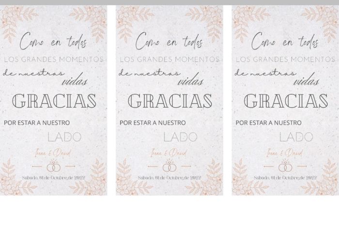 Notas de agradecimiento.... Idea! - 2