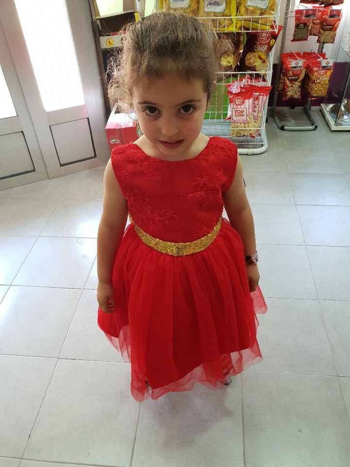 Agobiada vestido niñas arras - 1