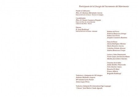 Diseño de invitación u otros - Raquel y José Ignacio - 17 de mayo de 2014