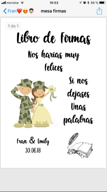 Nuestros cartelitos para portaretratos - 1