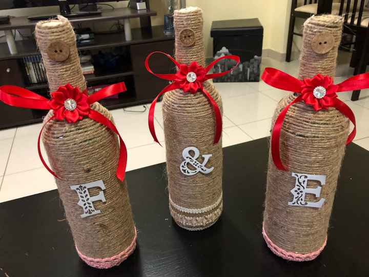 Mis botellas decoradas 😍 - 1