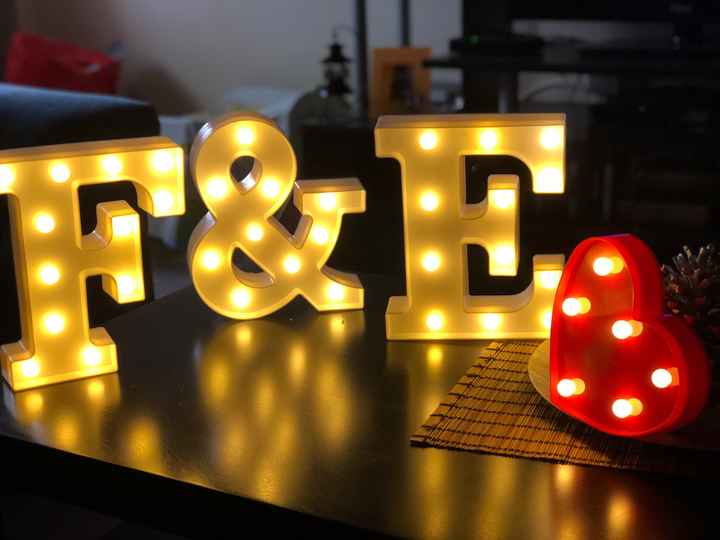 Mis letras luminosas de Aliexpress - 1