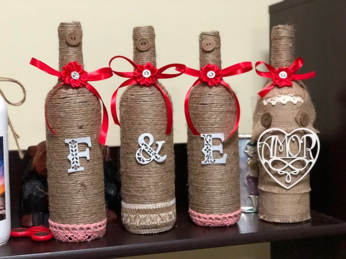Mis botellas decoradas 😍 - 1