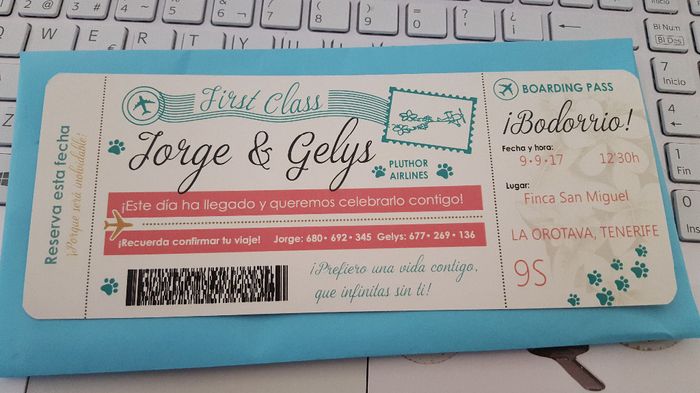 Invitación Trasera