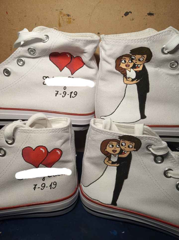 Venta > zapatillas converse personalizadas boda > en stock