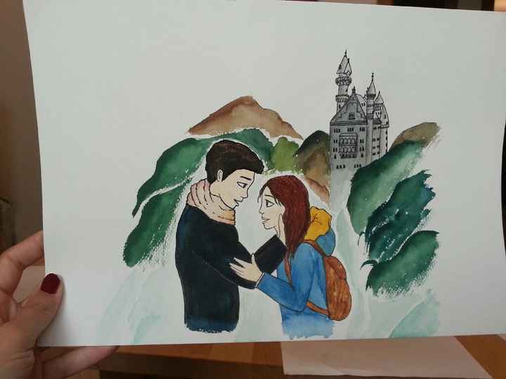  Dibujo en acuarela para invitaciones! - 1