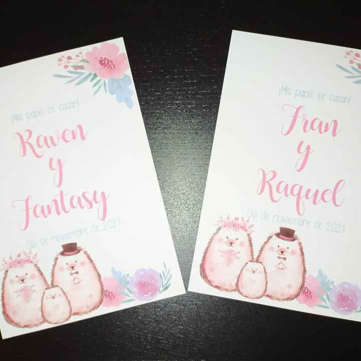 Ya tenemos invitaciones y son de Feliz Boda 😃😃 - 1