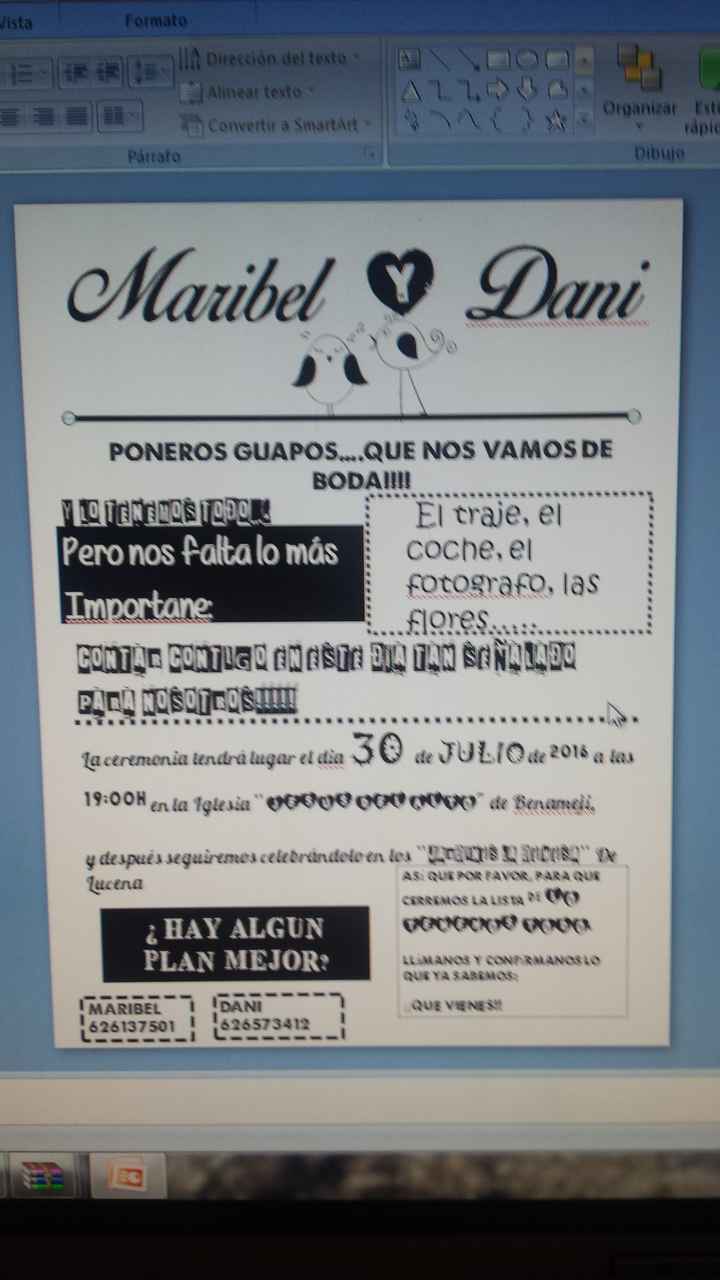 Mis invitaciones diy! - 1