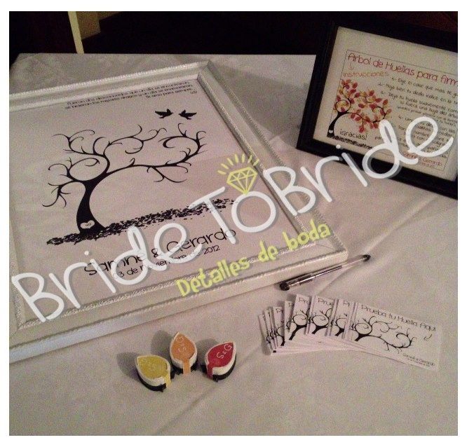 arbol de huellas BrideToBride