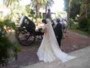 Mi amiga , saliendo del Hotel prestige palmera de novia