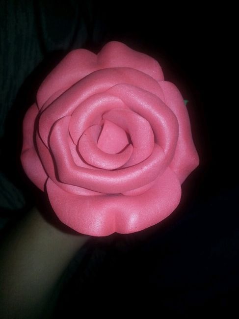Mi primera rosa de goma eva - 2