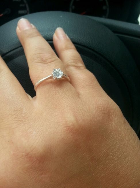 Este es mi anillo de pedida, me gustaría ver el vuestro - 1