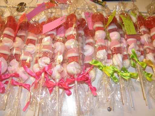 brocheta golosinas
