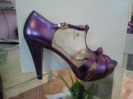 Sandalias moradas