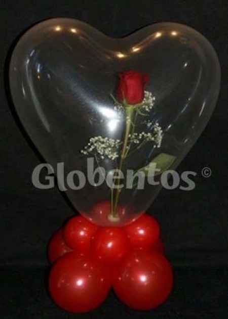 Flor en globo