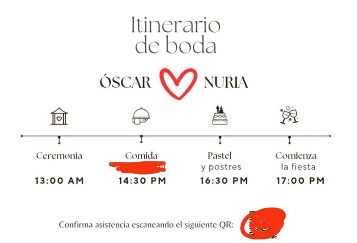 Invitaciones físicas ❤️ 6