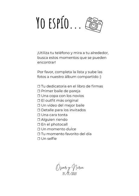 ¡Tenemos un reto para nuestros invitados! 2