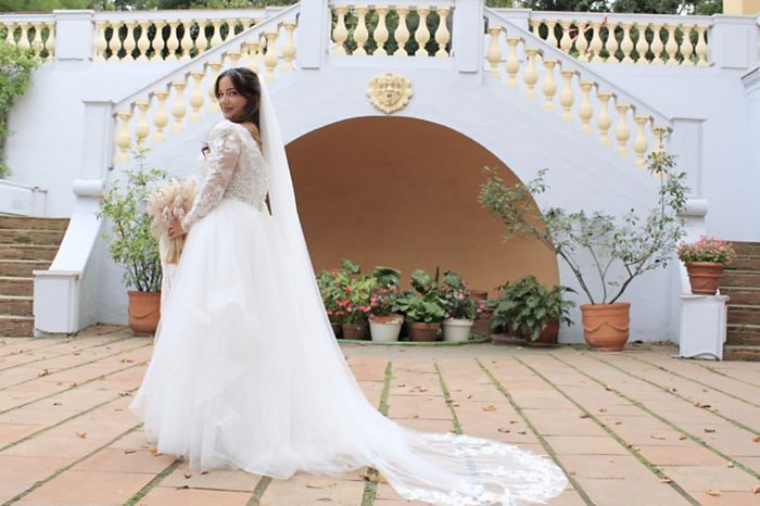 Mi vestido de novia de shein 2